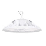 150/120/100W UFO LED High Bay Light, 2CCT Selectable, 120-277V, White