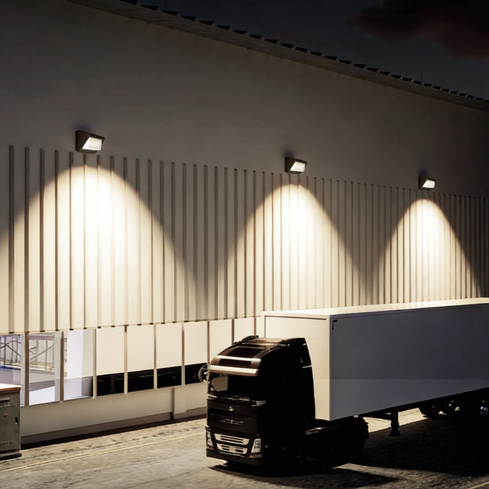 Commercial Building Exterior Lighting