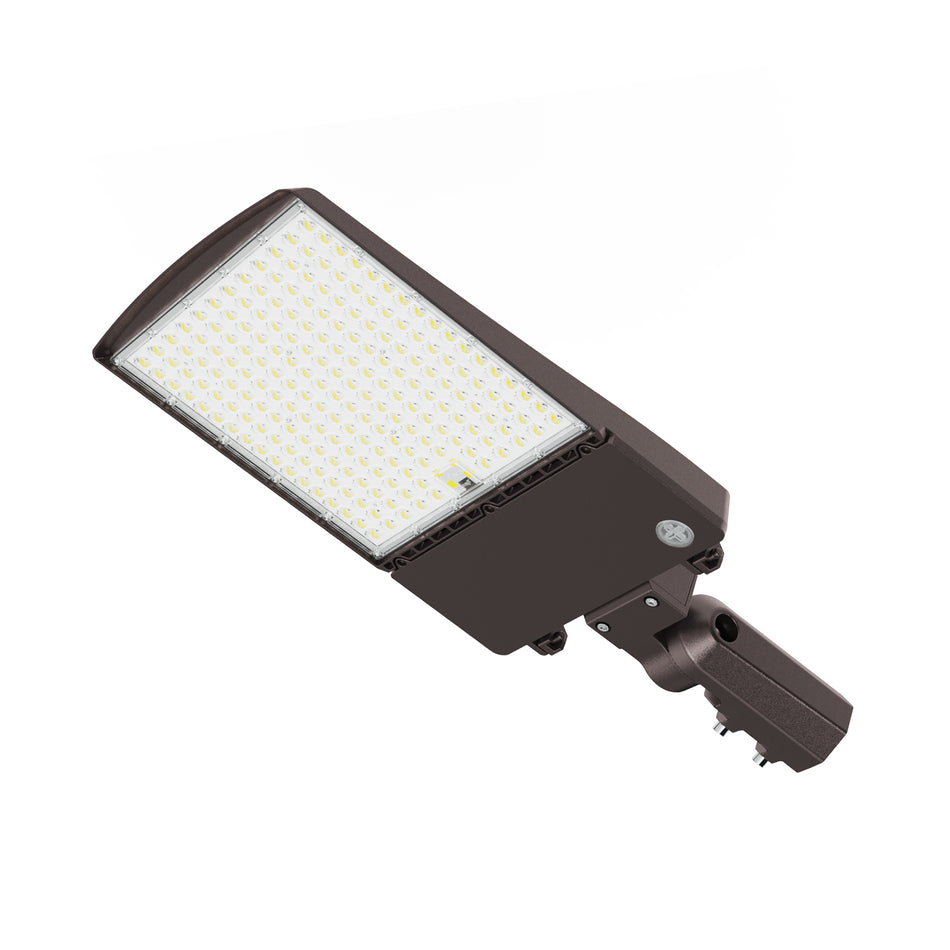 LED Shoebox Area Light 150W / 120W / 100W 25500 Lumens UL, DLC Premium | 277-480V