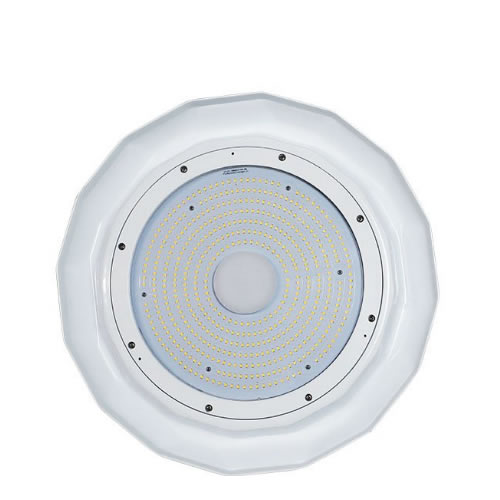 200W UFO LED High Bay Light, 5000K, 120-277V, Smooth White Housing