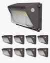 8 pack Semi-Cutoff LED Wall Pack installation and mounting details