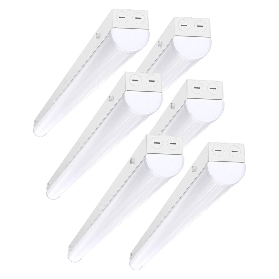 LED Linear Strip Light 5850LM Commercial Utility Fixture ETL DLC 120-277V | 45W 4FT Sensor Base