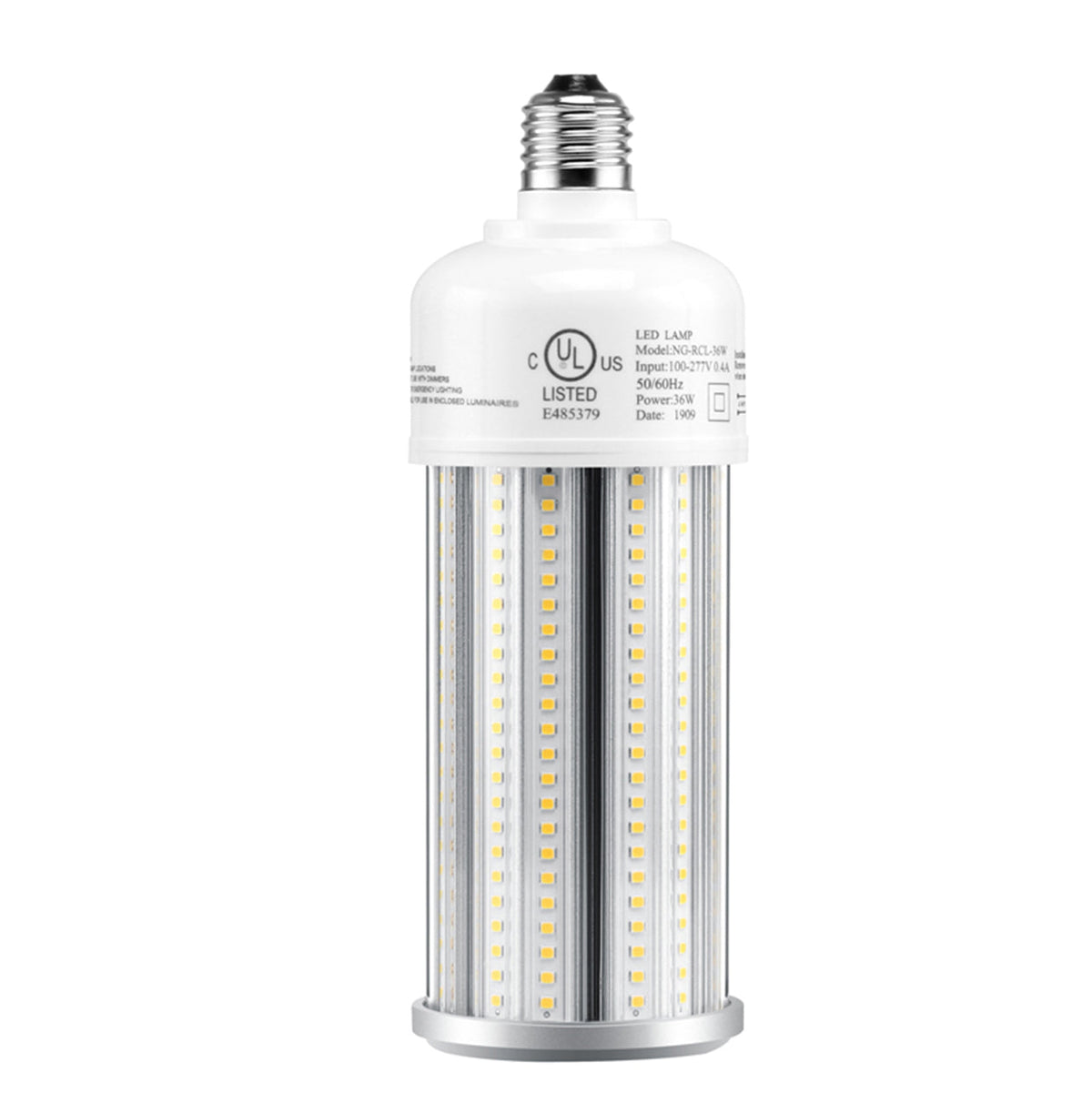 125W LED Corn Light Bulb E39 5000K 100-277V HID Replacement Lamp