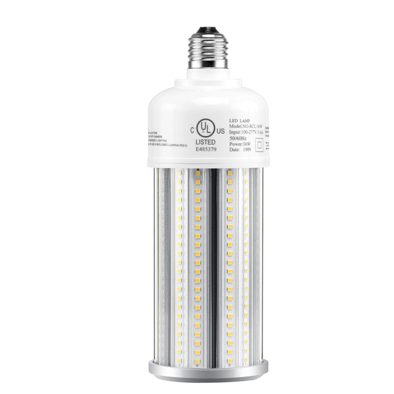 125W LED Corn Light Bulb E39 5000K 100-277V HID Replacement Lamp