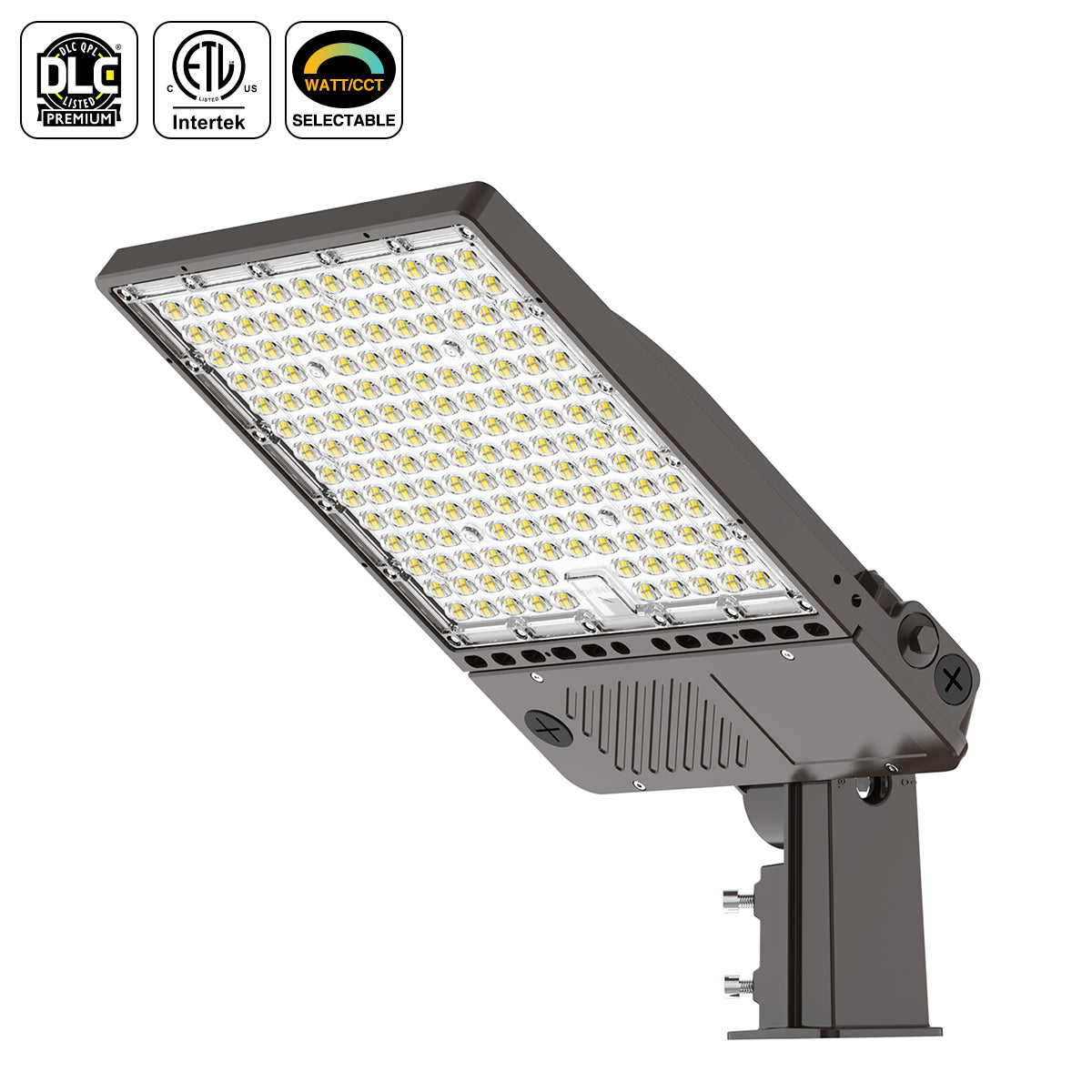 3 Pack 360W LED Shoebox Light – 220W/290W/360W Selectable, 3K/4K/5K, Photocell & A&N Bracket