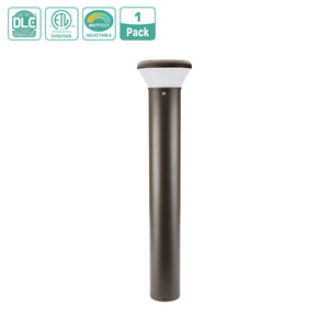 24W LED bollard light with selectable 24W/19W/14W/10W power