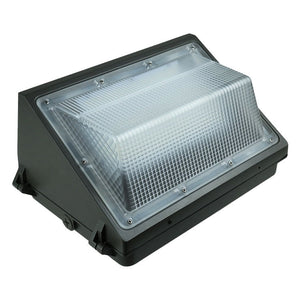 80W LED Wall Pack Light, 5000K, Wattage Selectable, 130 lm/W