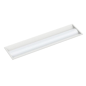 1x4 65W LED troffer light with selectable wattage
