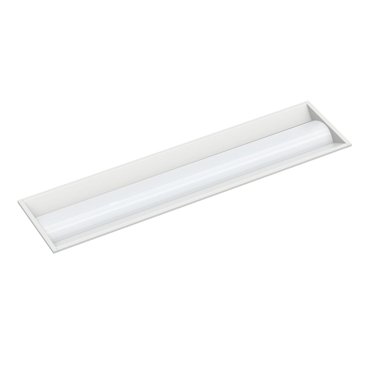 1x4 65W LED troffer light with selectable wattage