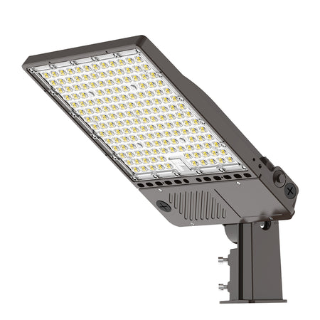 3 Pack 360W LED Shoebox Light – 220W/290W/360W Selectable, 3K/4K/5K, Photocell & A&N Bracket