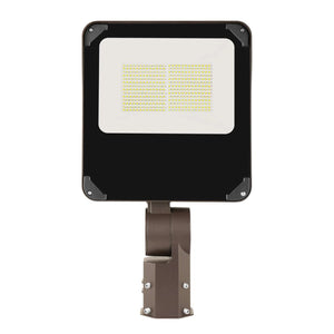 120W Selectable LED Flood Light, 3CCT, Photocell, 120-277V