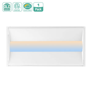 Gielight LED Troffer Light Selectable Wattage Retrofit Kit 1x4-2x4