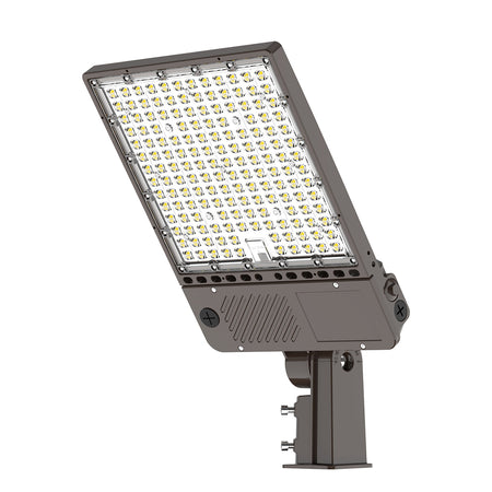 3 Pack 360W LED Shoebox Light – 220W/290W/360W Selectable, 3K/4K/5K, Photocell & A&N Bracket