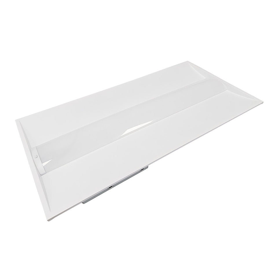 LED Troffer Light 120-277V 50W 6500lm ETL DLC | 2x4FT 3.5mm Sensor Base