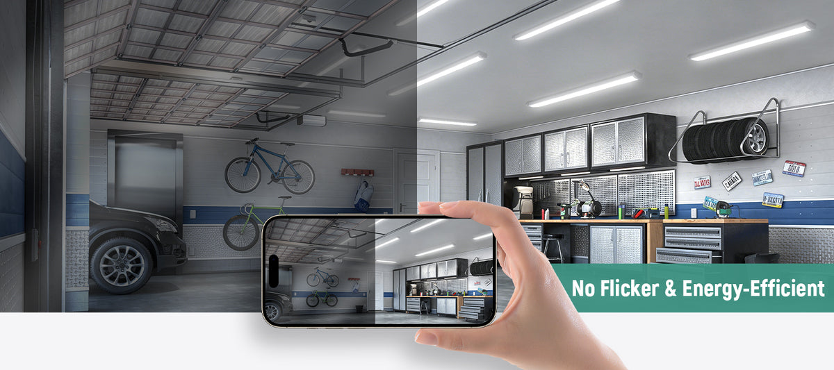 LED Wraparound Light 4FT, 5CCT & 20W-40W Selectable,DLC Premium