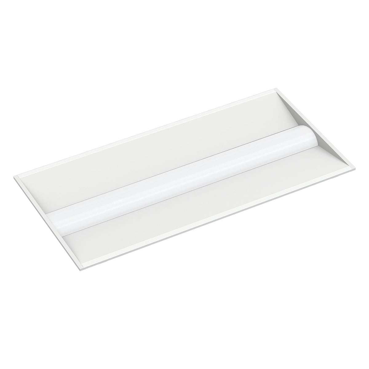 2x4 commercial LED troffer light with sensor base