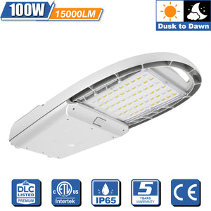 100W/150W Wattage & CCT Selectable LED Street Light with Photocell