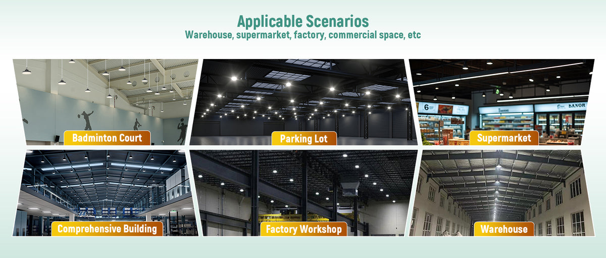 150W LED UFO High Bay Light – 100/120/150W & 3CCT Selectable, 21,000LM, DLC Premium | 277-480V