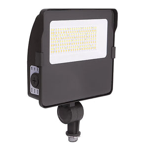 Outdoor LED Flood Light 63W/50W/36W with Built-in Photocell, 0-10V Dimmable