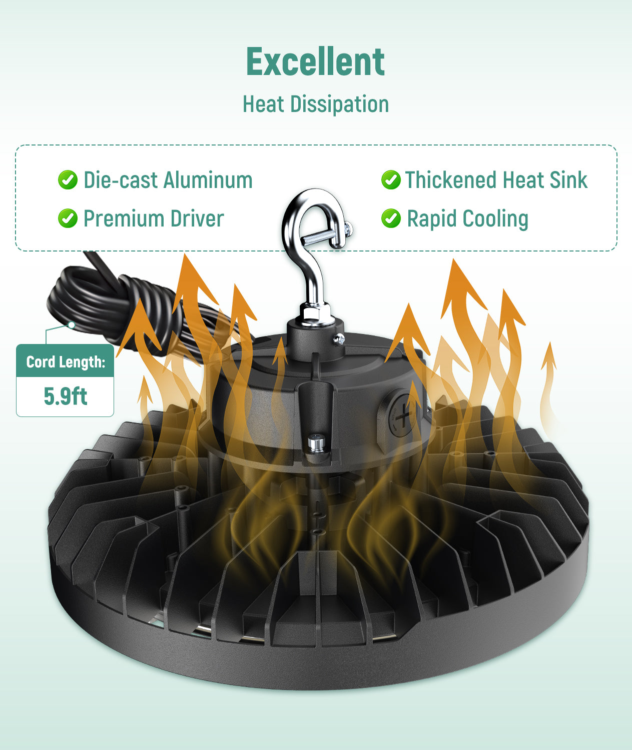 IP65 LED UFO High Bay Light for industrial applications
