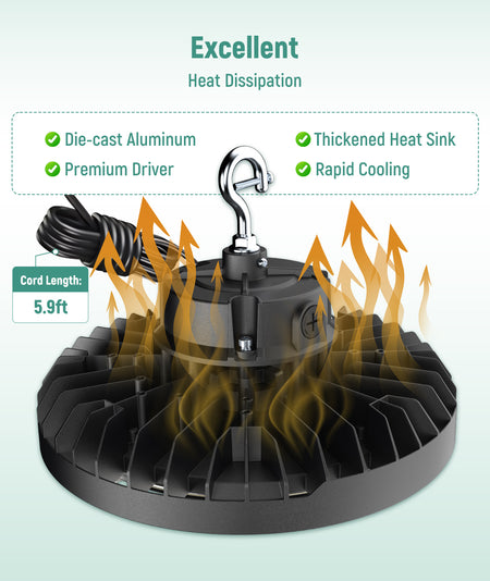 IP65 LED UFO High Bay Light for industrial applications