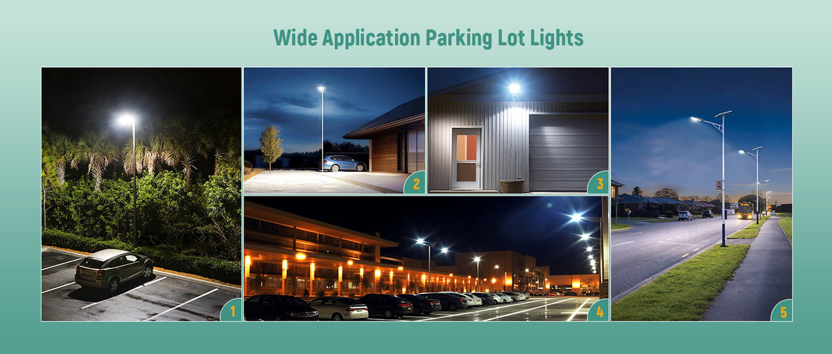 LED Shoebox Area Light 100/120/150W 25,500 Lumens UL ,DLC Premium | 120-277V With Photocell Base