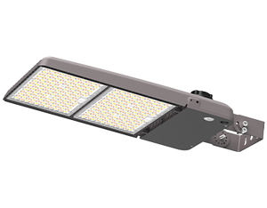 LED Shoebox Area Light 500W 80000 Lumens UL, DLC Premium  | 120-277V with Photocell Base