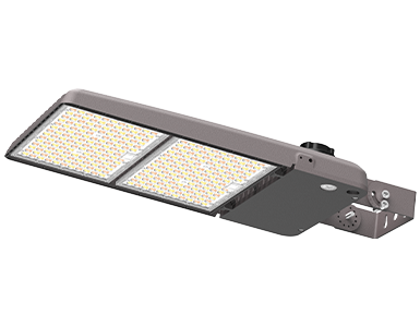 LED Shoebox Area Light 500W 80000 Lumens UL, DLC Premium  | 120-277V with Photocell Base