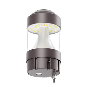 LED Bollard Light C Dome Top Cone Reflector 24W19W14W Selectable 3CCT Photocell IP65 LED Light