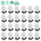 6 Inch 5CCT Slim LED Recessed Downlight 12W, IC Rated, Wet Location, Triac Dimmable – 24 Pack