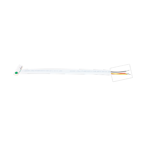415mm FPC test switch assembly with indicator and connector wires for EMH emergency drivers