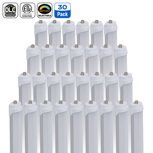 8FT LED Tube Light 120-277V 40W 5000 Lumens ETL DLC | FA8 5000K