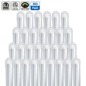 8FT LED Tube Light 100-277V 40W 5000 Lumens ETL | R17D 5000K