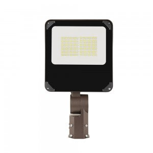 90W Selectable LED Flood Light, 3CCT, Photocell, 120-277V
