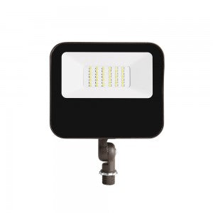 15W Selectable LED Flood Light, 3CCT, Photocell, 120-277V