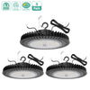 150W LED UFO High Bay Light – 22,500 Lumens, 5000K, 100-277V, Black