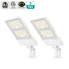 LED Shoebox Area Light 400W/320W/240W Selectable, 5000K, 100-277VAC, Dusk to Dawn Photocell, A&N Type