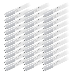 LED Glass Tube 120-277V 2100lm ETL, DLC, FCC | 15W 4FT (Milky)