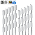 LED Glass Tube Type B 120-277V 2250 Lumens UL Listed | 18W 4FT Clear
