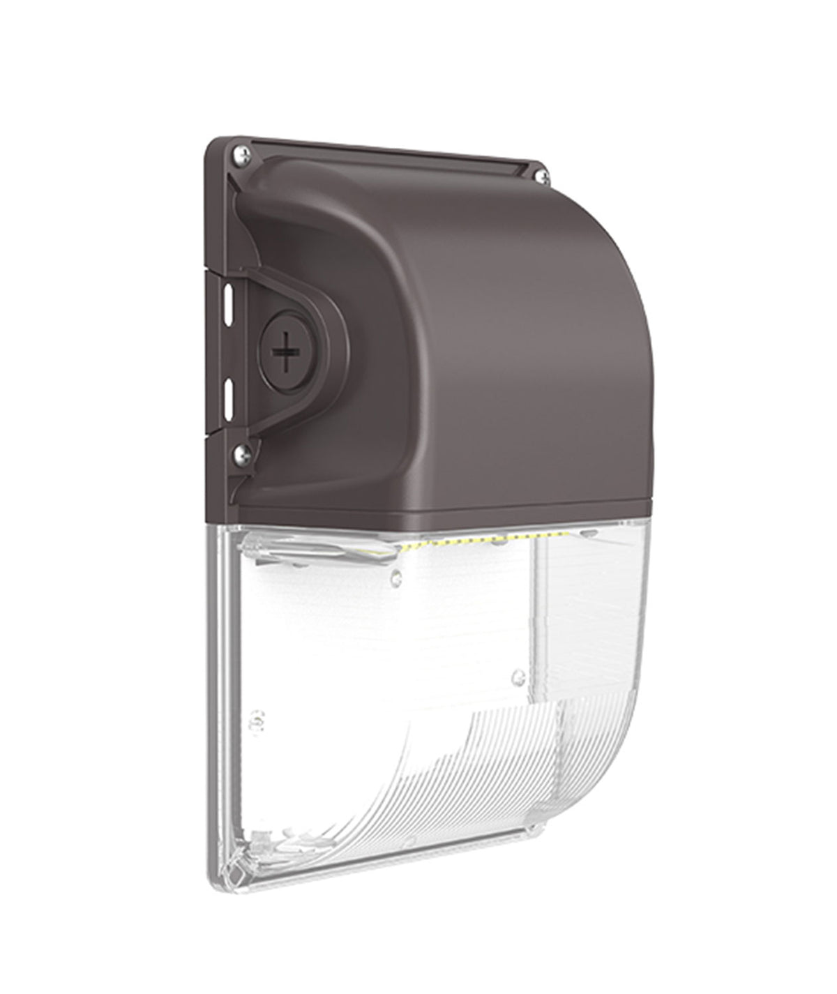 Mini LED Wall Pack Light with photocell ready dusk to dawn control