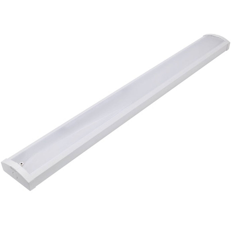 4FT LED Wraparound Light J-WL01, 20/30/40W Selectable, 3500K–6500K, DLC Premium