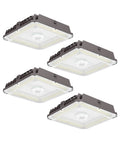 LED Garage Canopy Light 75W/60W/40W, 3CCT Selectable, IP65, DLC Premium | CP02