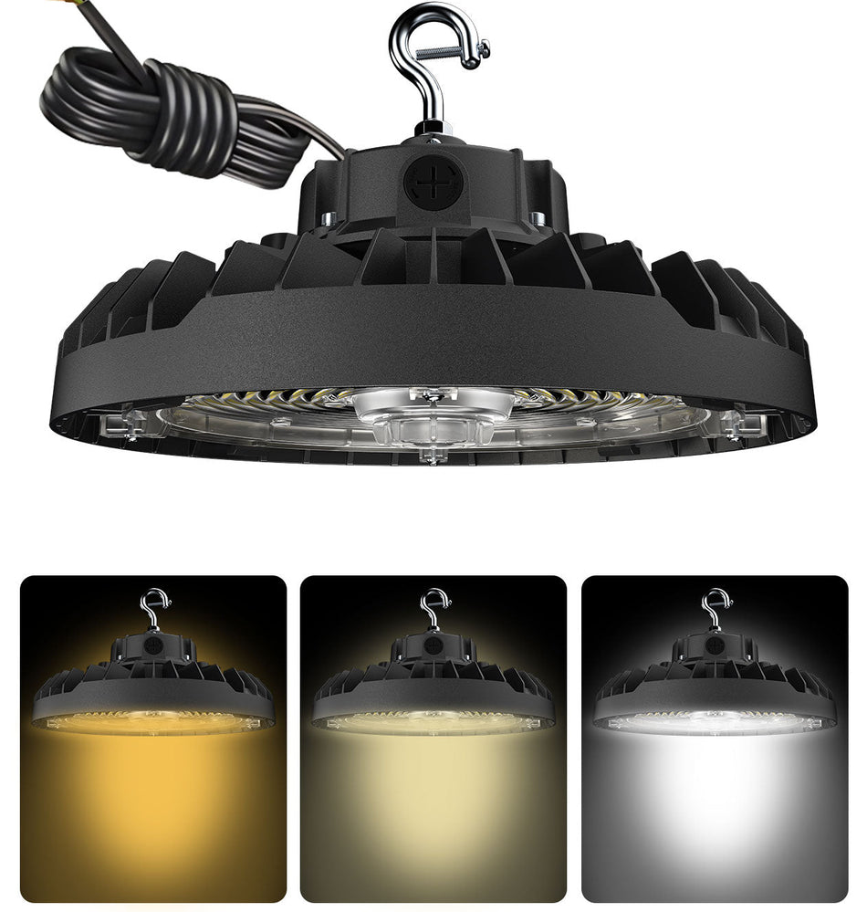 LED UFO High Bay Light 240W/200W/150W 33,600 Lumens, ETL & DLC Listed | 120-277V