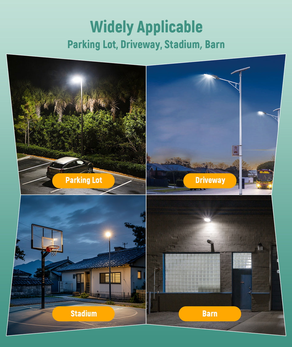 LED Shoebox Area Light 150W / 120W / 100W 25500 Lumens UL, DLC Premium | 277-480V