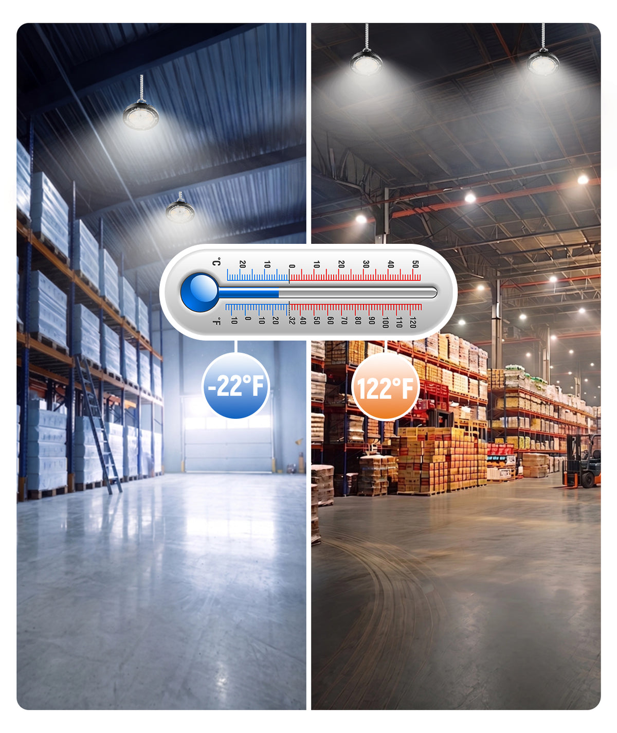 LED UFO High Bay Light 140 lm/W high efficiency