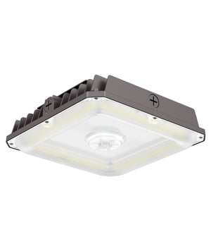 LED Garage Canopy Light 75W/60W/40W, 3CCT Selectable, IP65, DLC Premium | CP02