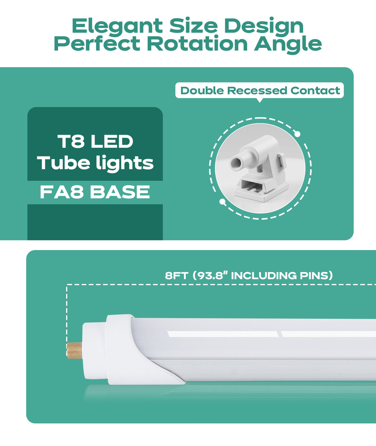 8FT LED Tube Light