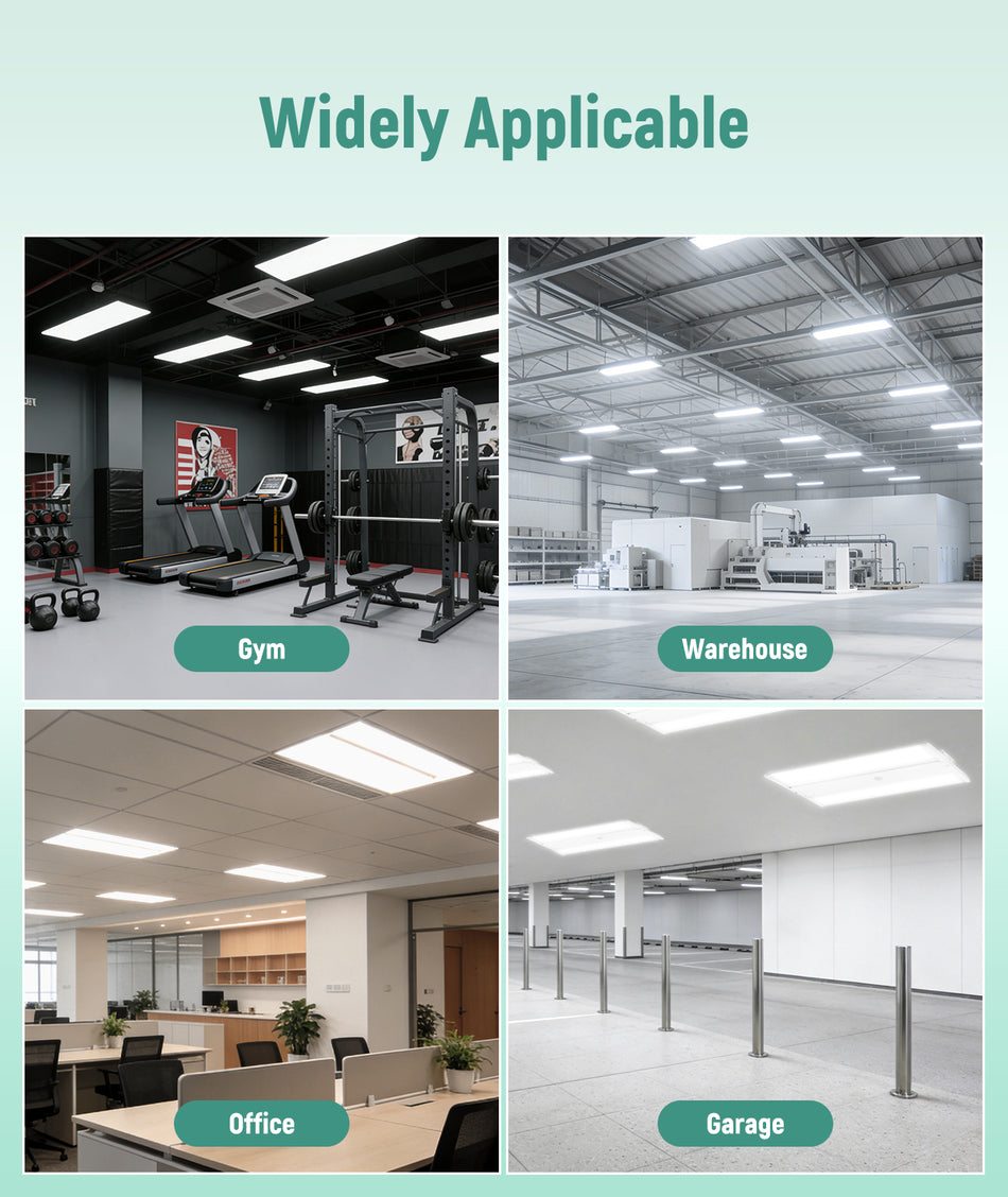 LED Linear High Bay Light-LHB09 120-277V 165W 24750LM 1×2FT UL DLC With Sensor Base | 165W