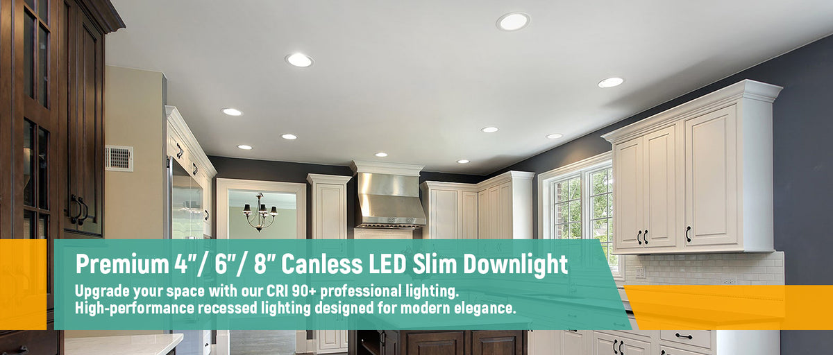 5CCT Slim LED Recessed Downlight 120V 18W 1504 Lumens ETL | 18W 8 Inch