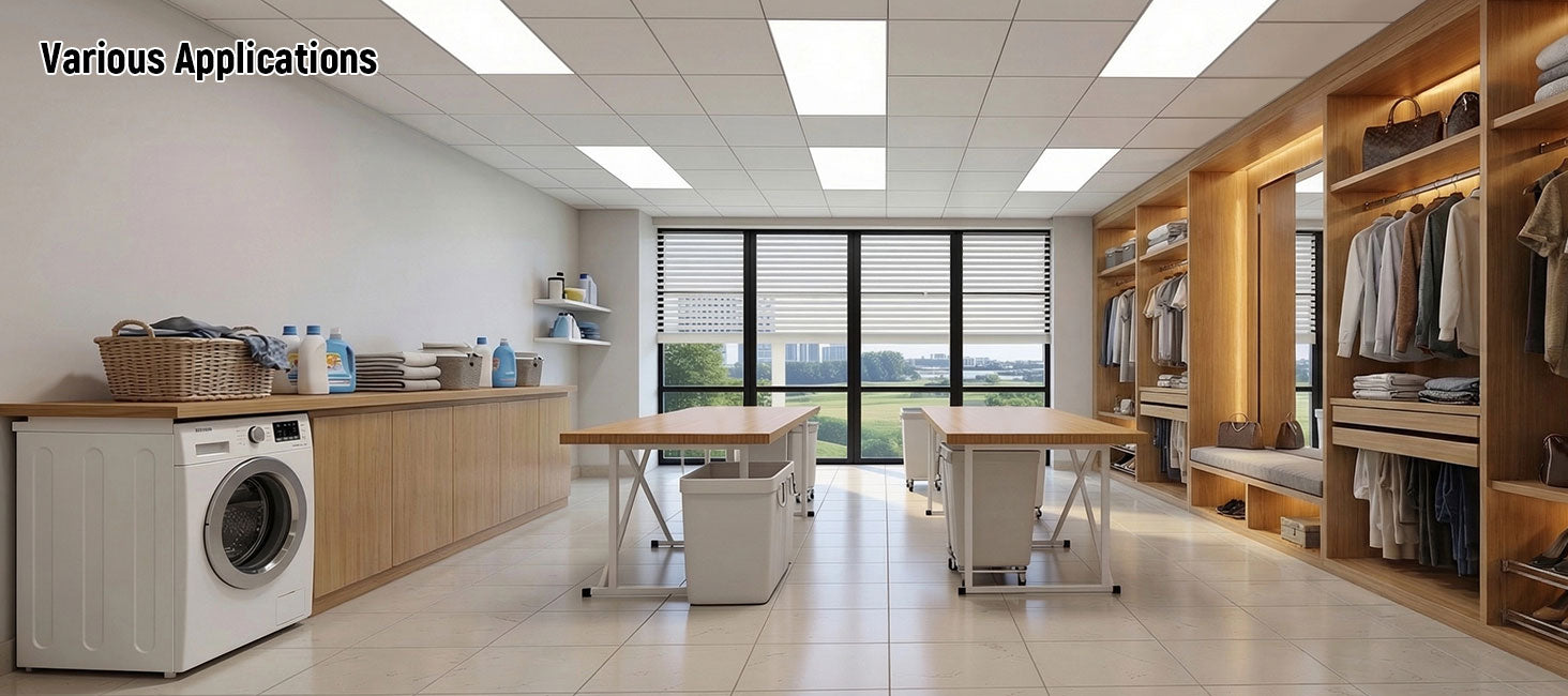 2x4 LED Backlit Panel Light 120-277V 72W 9000 Lumens ETL DLC Premium | 2x4FT